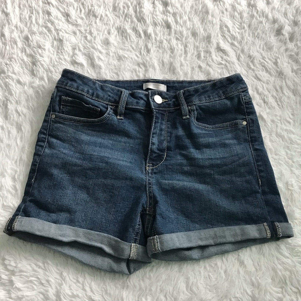 Lauren Conrad Cuffed Jeans Shorts